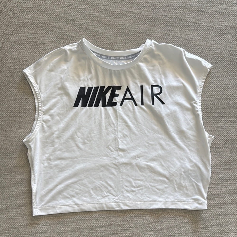 Nike Air White Sleeveless Top